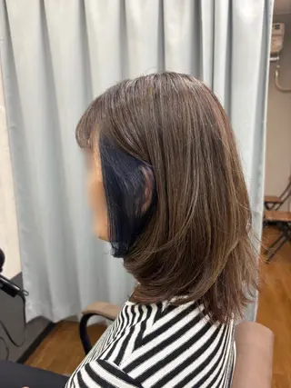 ミディアム カラー TELA HAIR 幕張本郷店　千尋のヘアスタイル