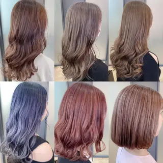 セミロング カラー 【透明感、艶髪】西村 有司のヘアスタイル