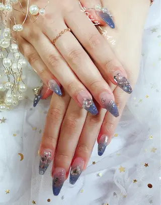 ネイル ラベンダー💖日暮里 ルル💖ネイルのネイルデザイン