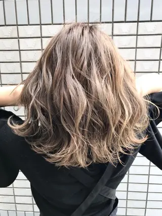ミディアム カラー パーマ ヘアアレンジ メンズ キッズ ネイル マツエク・マツパ パーソナルカラー☆ 永尾拓也のヘアスタイル