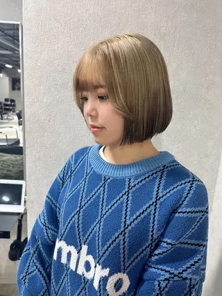 ショート ワンホンヘア/ 透明感カラー/ゆうとのヘアスタイル