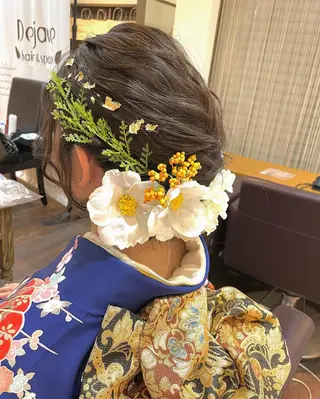 ミディアム カラー パーマ ヘアアレンジ メンズ キッズ ネイル マツエク・マツパ 🫧垢抜けヘア🫧 SHIORIのヘアスタイル