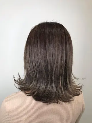ミディアム カラー 大橋 輝久のヘアスタイル