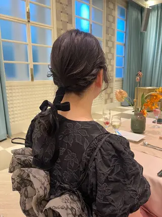 ミディアム 髪質改善・水素カラー ARIA(ému)のヘアスタイル