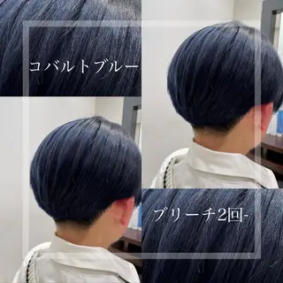 ショート カラー レイヤー/透明感 カラー ☽EMIRIのヘアスタイル