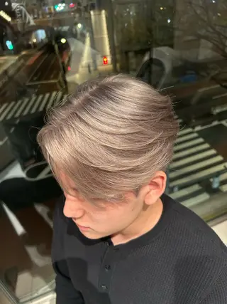 カラー メンズ 小倉 大和のヘアスタイル