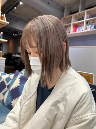 ショート カラー ハイトーン/ボブ/ レイヤー💫カイセイのヘアスタイル