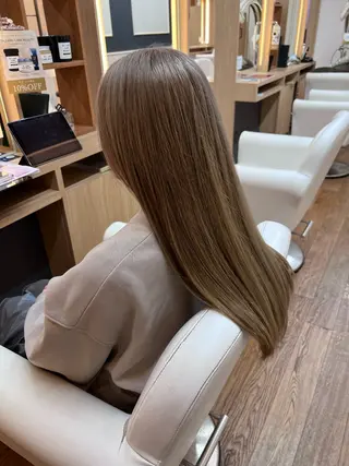 ロング カラー ✂︎HITOMI✂︎ 副店長のヘアスタイル