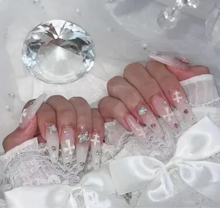 ロング Aila Nail ShinOkuboのネイルデザイン