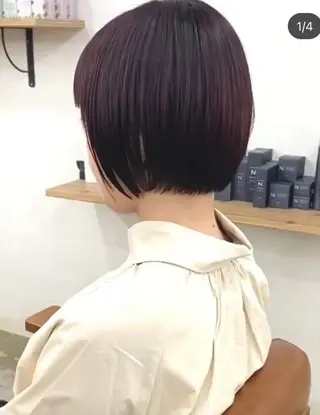 ショート ショートヘア、ボブ こやさん　コヤマのヘアスタイル