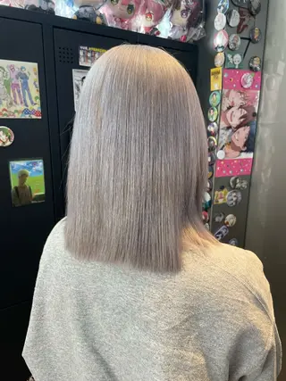 ミディアム カラー 💖推しカラー💖 オタク美容師✂ゆづきのヘアスタイル