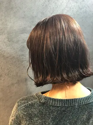 ショート カラー ヘアアレンジ メンズ キッズ ネイル マツエク・マツパ 透明感カラー🤎 ゆりのヘアスタイル