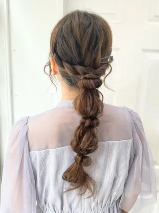 ヘアアレンジ uros.中目黒 moekaのヘアスタイル