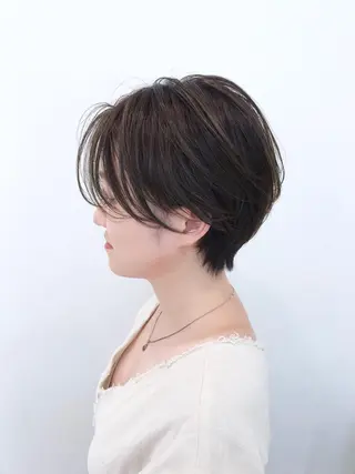 ショート クロスパーマ松永裕久 似合わせカットのヘアスタイル