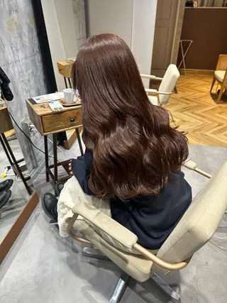 ロング カラー 神崎 夢羽のヘアスタイル