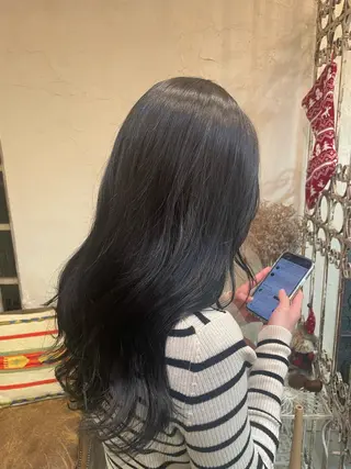ロング カラー momoka Jr.stylistのヘアスタイル