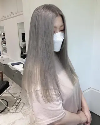 ロング カラー ヘアアレンジ GiseL天神カラー 髪質改善/ブリーチのヘアスタイル