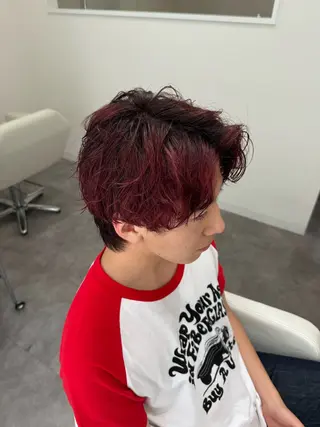 ミディアム カラー 岐阜No.1メンズ 美容師／村上達紀のヘアスタイル