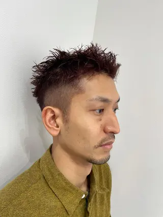 カラー メンズ メンズカット クドウユウキのヘアスタイル