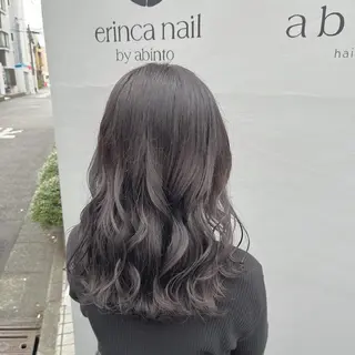 セミロング ツヤカラー🫧Sae ネイルモデル募集中のヘアスタイル