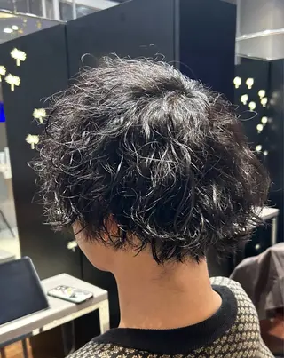 パーマ メンズ 波巻き/ツイスパ/ メンズ特化🐺米山歩のヘアスタイル