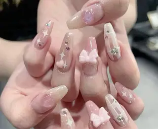 ネイル Lee Nails チップ長さだし専門店のネイルデザイン