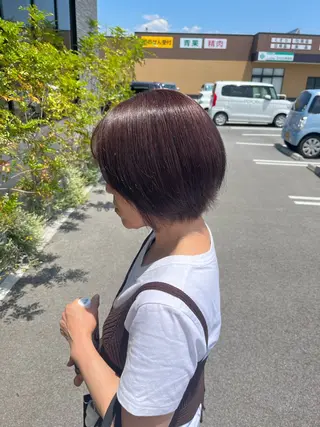 カラー 福島 果音のヘアスタイル