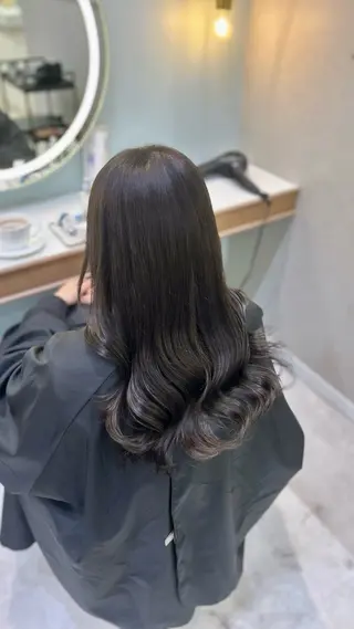 カラー Wカラー┆ブラウン ┆うる艶┆ゆうはのヘアスタイル