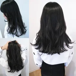 カラー パーマ ヘアアレンジ メンズ キッズ ネイル マツエク・マツパ ロング MEGUMI megumiのヘアスタイル