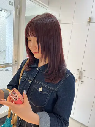 セミロング stylist ◎RUKI.のヘアスタイル
