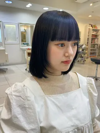 ショート カラー ヘアアレンジ マツエク・マツパ アイブロウ 透明感カラー🫧ヘア セット🫧松本菜月の眉毛・アイブロウイメージ