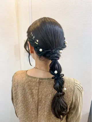 ヘアアレンジ hair make もりした ゆうのヘアスタイル