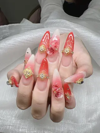 ネイル Lee Nails チップ長さだし専門店のネイルデザイン