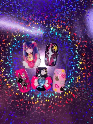 ネイル en　nail 池袋店所属・個性派🌺推しネイル 💅💞hota🐇のネイルデザイン