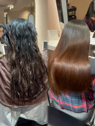 セミロング ✨髪質改善×レイヤー ボブカットきり✨のヘアスタイル