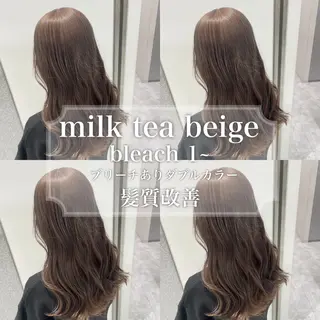 カラー 🤍ブリーチなし ブラウンhimi🤍のヘアスタイル
