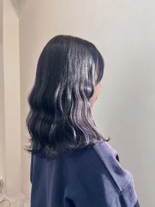 カラー 松尾 姫依のヘアスタイル