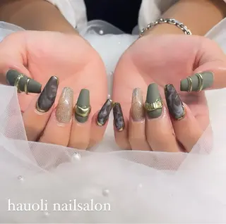 ネイル ハイビスカス ネイルサロンのネイルデザイン
