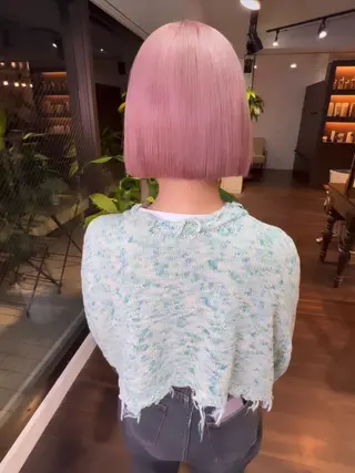 ショート カラー 🧡色落ちまで2度綺 麗なカラー🧡ヨシキのヘアスタイル