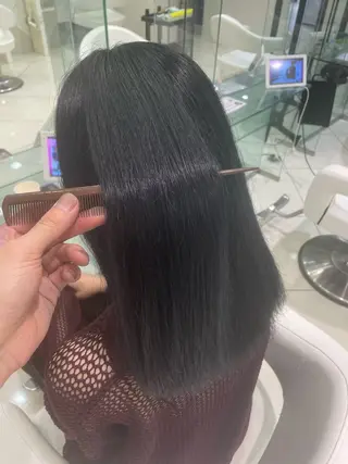 セミロング カラー ⭐️髪質改善⭐️ 大野輝のヘアスタイル