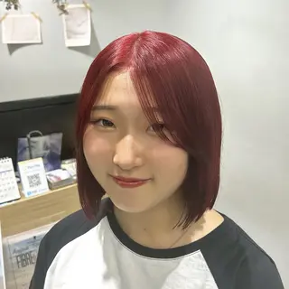 ショート 韓国ヘア×レイヤー カット/上田丈也のヘアスタイル