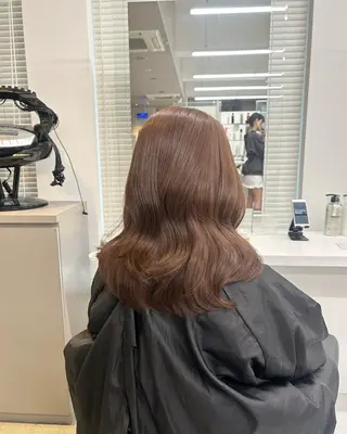 カラー 透明感ベージュ🤎 ナチュラルレイヤーのヘアスタイル