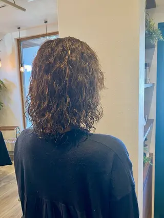 ミディアム 清水 美香のヘアスタイル