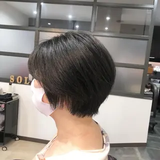 ショート SOL .✂︎ 松永李帆のヘアスタイル