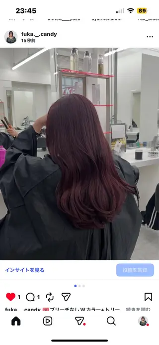 カラー 🍒暖色ダブルカラー /FUKA🍒のヘアスタイル