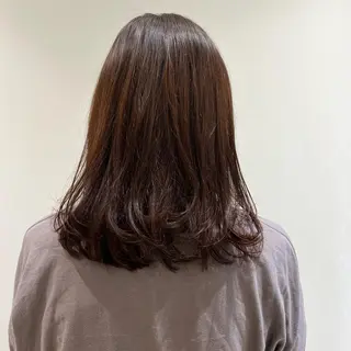 ミディアム 韓国風🌷✨ 守屋紗希のヘアスタイル