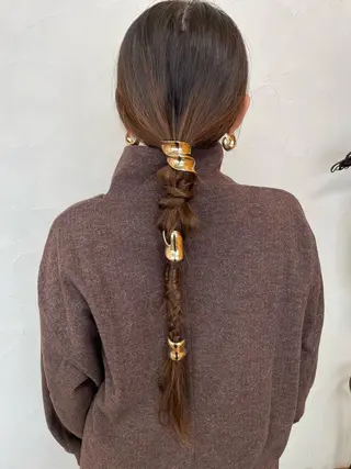 ロング ヘアアレンジ Topstylist YUKIのヘアスタイル