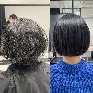 ショート 美髪/デザイン /　湯本　哲也のヘアスタイル