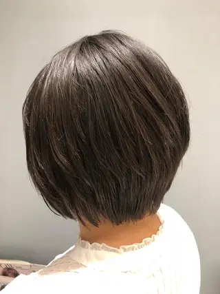 ショート カラー 🌈ぷる艶カラー🌈 髪質改善👑柳沼尚貴のヘアスタイル