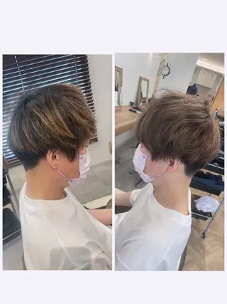 ショート メンズ やまこし 美裕樹のヘアスタイル